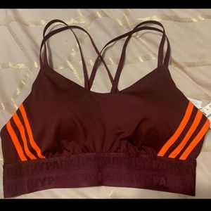 Adidas Ivy Park Bra Maroon Size Small